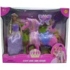Muñeca Vestido Lila y Caballo*DRIM DISCOUNT Clearance