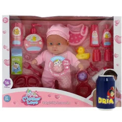 DRIM DISCOUNT Muñecas-Muñeco Bebé con Sonido Rosa