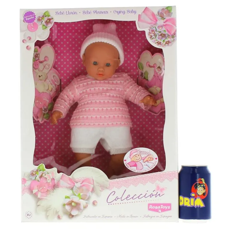 Muñeco Bebé Llorón Rosa*ROSA TOYS Discount