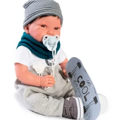 Muñeco Bebé Recién Nacido Pipo Skater*MUÑECAS ANTONIO JUAN Hot