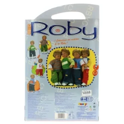 SMOBY Muñecas-Muñeco Roby Conjunto Camiseta Azul y Pantalón Tejano