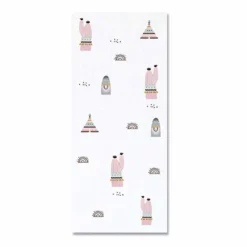 PIRULOS Ropa De Cuna-Muselina Bambú Cactus Rosa