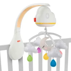 FISHER PRICE Regalos De Nacimiento|Primera Infancia Y Preescolar-Móvil y Proyector Calming Clouds