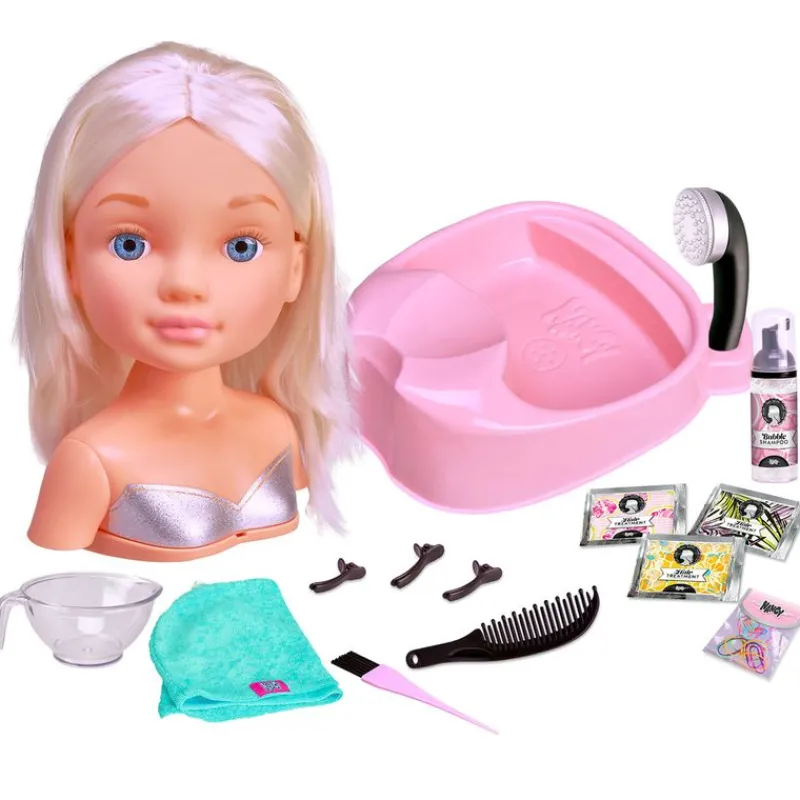 FAMOSA Muñecas|Juegos Y Juguetes De Imitación-Nancy Muñeca Hair Salon Rubia