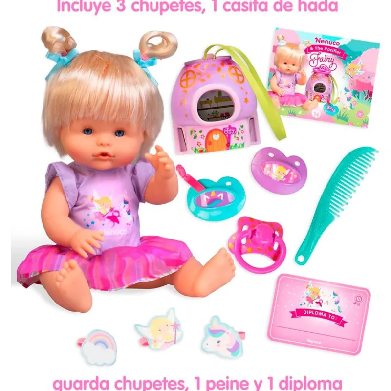 FAMOSA Muñecas-Nenuco Chupetes de Hadas Muñeca Bebé