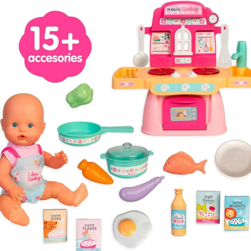 FAMOSA Muñecas-Nenuco Cocinita Mágica