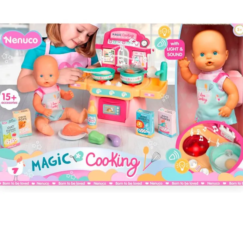 FAMOSA Muñecas-Nenuco Cocinita Mágica