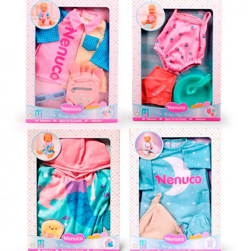 FAMOSA Muñecas-Nenuco Pack Ropa de Diario Surtida