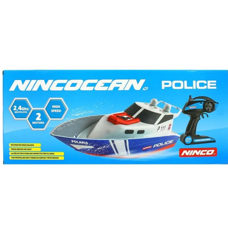 NINCOCEAN Otros R/C-Ninco Ocean Lancha Police R/C