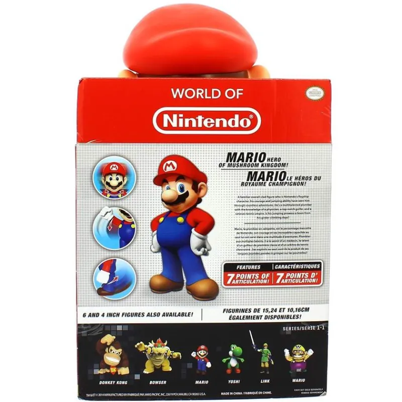 JAKKS PACIFIC Figuras Videojuegos|Figuras Y Figuras De Acción-Nintendo Figura Mario Bros
