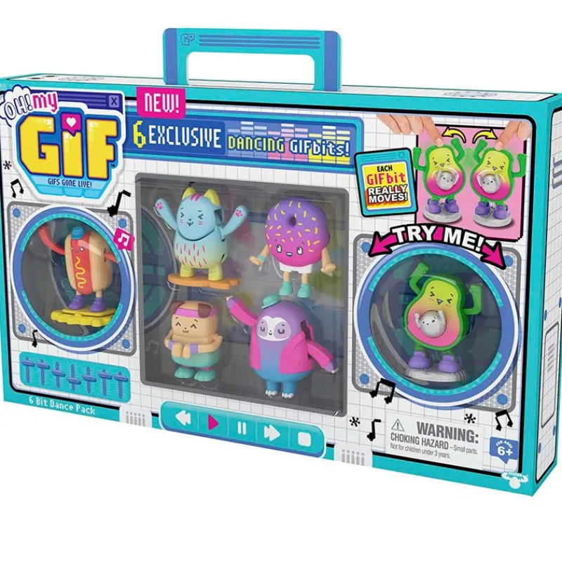 FAMOSA Manualidades-Oh My Gif Pack 6 Figuras Exclusivas