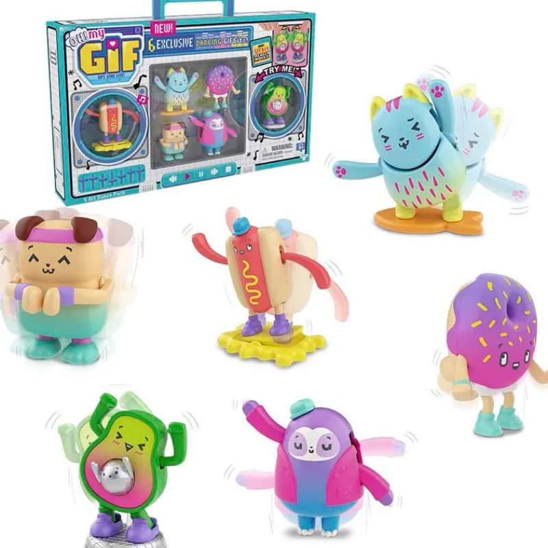 FAMOSA Manualidades-Oh My Gif Pack 6 Figuras Exclusivas