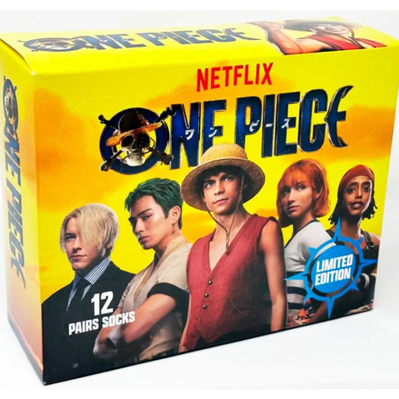 SELECCION DRIM Otros Merchandising-One Piece Caja de Calcetines Sorpresa