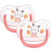 Pack 2 Chupetes Gardener Rosa 18-36M*BEBE CONFORT Clearance