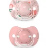 SUAVINEX Chupetes Y Dentición-Pack 2 chupetes 6-18M Walk Nude