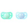 Pack 2 Chupetes Silicona +6 Meses Azul/Verde*TWISTSHAKE Best