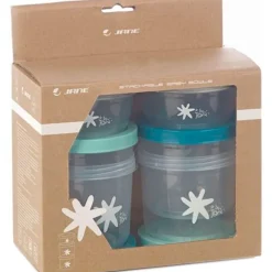 JANE Complementos De Alimentación-Pack 6 Contenedores de Comida Apilables