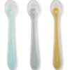 SARO Vajillas Infantiles-Pack 3 cucharas silicona azul Mist