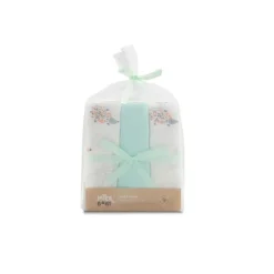 INTERBABY Ropa De Cuna-Pack 3 gasitas verde