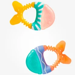 SARO Chupetes Y Dentición-Pack 2 Mordedores de Agua Pececitos