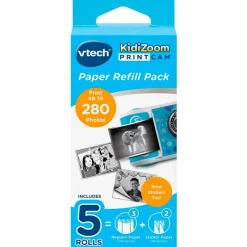 VTECH Electrónicos-Pack 5 Rollos Recambio Cámara Kidizoom Print Cam