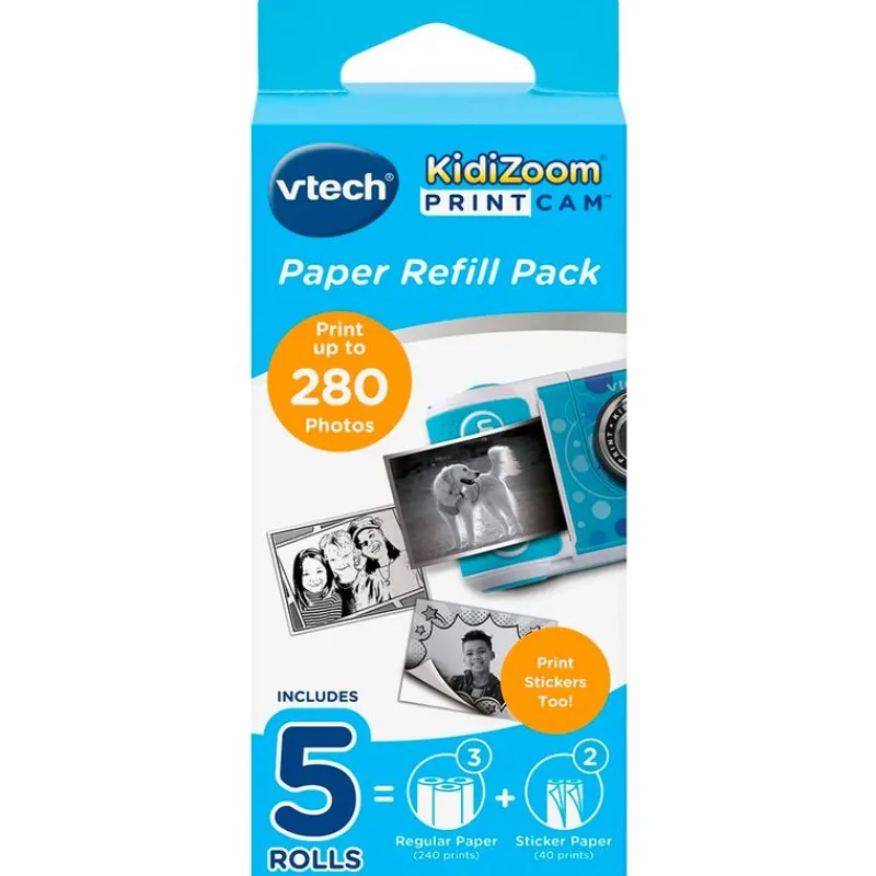 VTECH Electrónicos-Pack 5 Rollos Recambio Cámara Kidizoom Print Cam