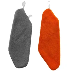 VADEBEBE Accesorios Y Complementos De Baño-Pack 2 toallas de guarderia gris/naranja