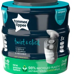 TOMMEE TIPPEE Accesorios Y Complementos De Baño-Pack 3 unid Recambios Sangenic Twist & Click