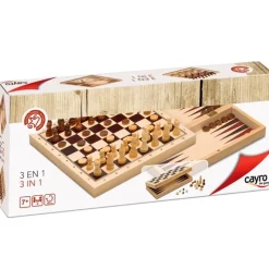 Pack Ajedrez/Damas/Backgamon*CAYRO