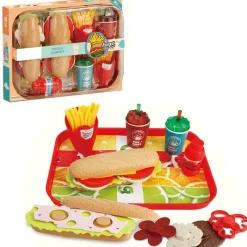 DRIM DISCOUNT Juegos Y Juguetes De Imitación-Pack Bandeja Comida Rápida