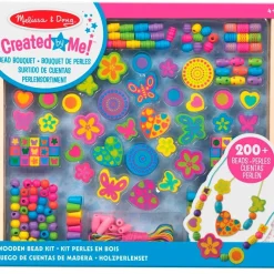 SELECCION DRIM Juegos De Madera-Pack Cuentas de Madera Pulseras