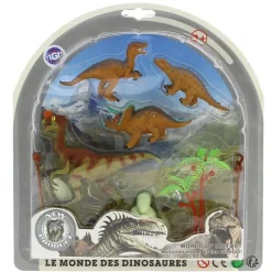 DRIM DISCOUNT Figuras Y Figuras De Acción-Pack de Dinosaurios 4 Unidades Modelo 1