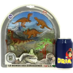 DRIM DISCOUNT Figuras Y Figuras De Acción-Pack de Dinosaurios 4 Unidades Modelo 1