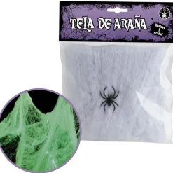 RUBIE'S Halloween-Pack Mini Telaraña Brilla en la Oscuridad