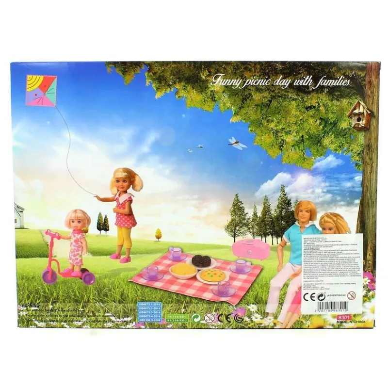 DRIM DISCOUNT Muñecas-Pack Muñecos Defa Lucy Familia de Picnic