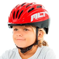 MOLTO Bicicletas, Correpasillos Y Triciclos-Pack Protecciones + Casco Rojo