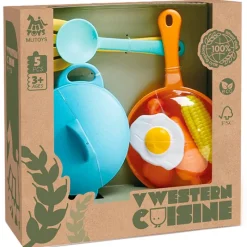 DRIM DISCOUNT Juegos Y Juguetes De Imitación-Pack Sartenes Ecológicas Infantiles