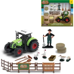DRIM DISCOUNT Figuras Y Figuras De Acción|Vehículos, Trenes Y Parkings-Pack Tractor y Granjero con Sonidos