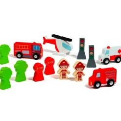 Parking de Madera Infantil Emergencias*MOLTO New