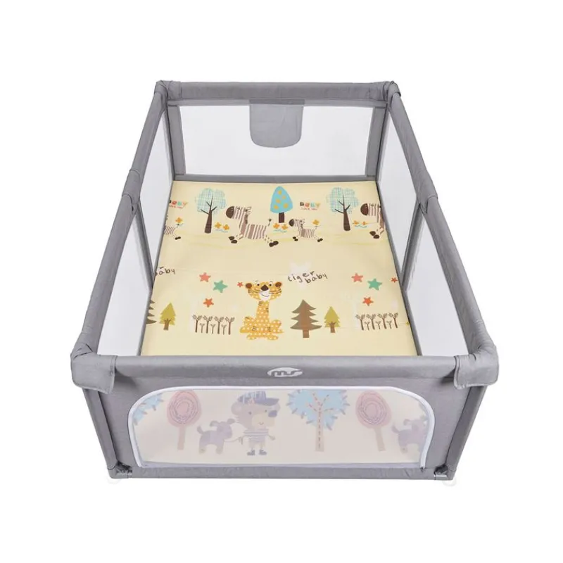 Parque bebé XL +Alfombra 180*120 Zebra/ Jirafa*MS Best