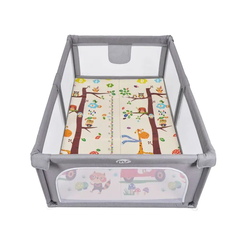Parque bebé XL +Alfombra 180*120 Zebra/ Jirafa*MS Best
