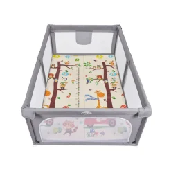 Parque bebé XXL + Alfombra 200*180cm Zebra/ Jirafa*MS New