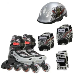 SELECCION DRIM Bicicletas, Correpasillos Y Triciclos-Patines en Línea con Protecciones T 39-42