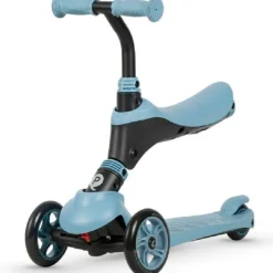 SELECCION DRIM Bicicletas, Correpasillos Y Triciclos-Patinete Qplay Sema 5 en 1 Azul