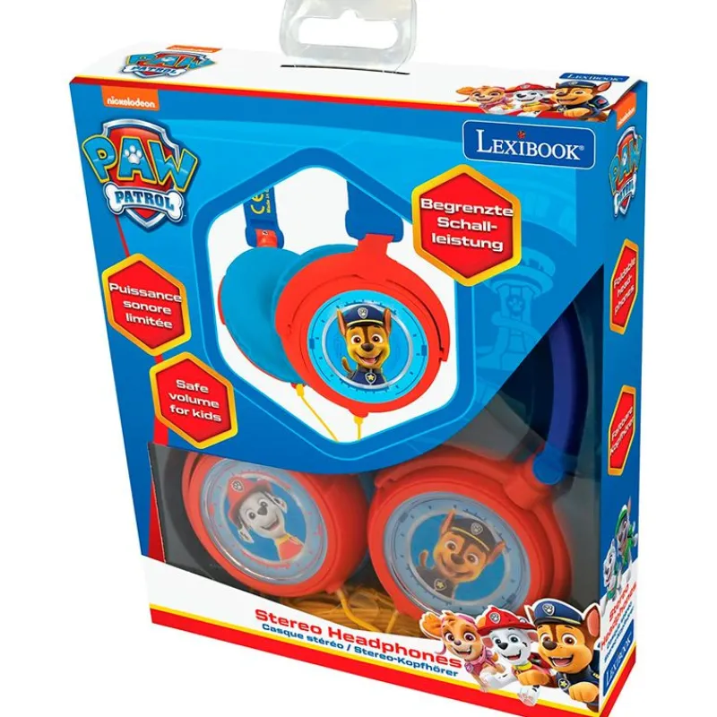 LEXIBOOK Electrónicos-Patrulla Canina Auriculares Plegables