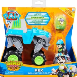 SPIN MASTER Vehículos, Trenes Y Parkings|Figuras Y Figuras De Acción-Patrulla Canina Dino Rescue Vehículo Deluxe Rex