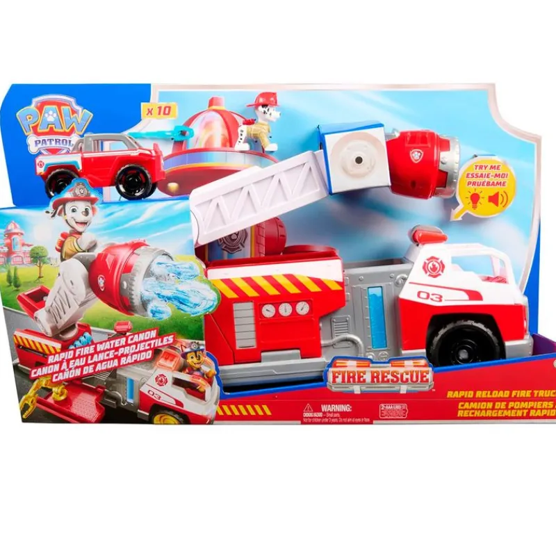 SPIN MASTER Figuras Y Figuras De Acción-Patrulla Canina Fire Rescue Camión Bomberos Deluxe