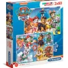 CLEMENTONI Puzzles Y Construcciones-Patrulla Canina Puzzle 2x60 Piezas