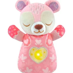 Peluche de Cuna Osito Melodías Rosa*VTECH
