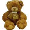Peluche Oso Con Bufanda Marrón Oscuro 33cm*DRIM DISCOUNT Outlet